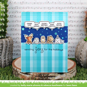 Starry sky background hot foil plate- Lawn Fawn