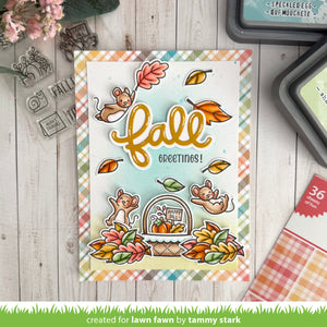 Spring basket add-on: fall- lawn fawn