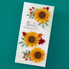 Cargar imagen en el visor de la galería, Fall Florals Etched Dies - Independents Only World Cardmaking Day Exclusive
