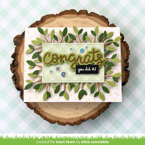 Scripty congrats outline add-on - Lawn Fawn
