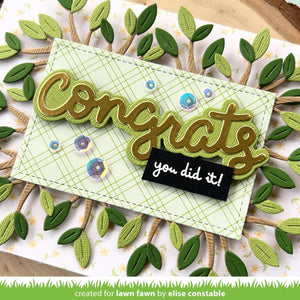 Scripty congrats outline add-on - Lawn Fawn