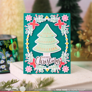 Folk Art Tree Die - Waffle Flower