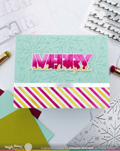 Cargar imagen en el visor de la galería, Overlapping Merry Die-n-stencil - Waffle Flower
