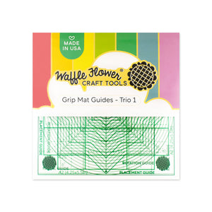 6x6 Grip Mat Guides  - Waffle Flower