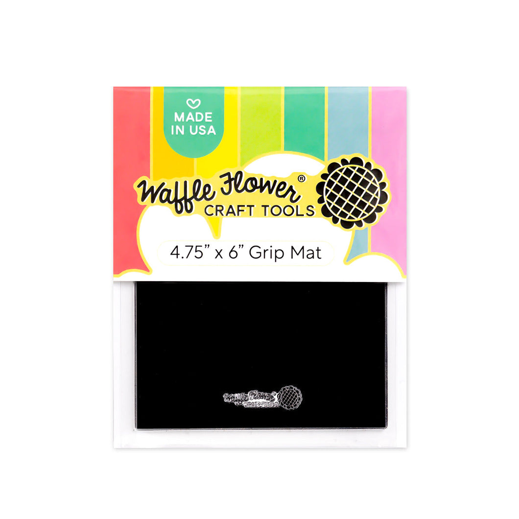 4.75x6 Grip Mat - Black  - Waffle Flower