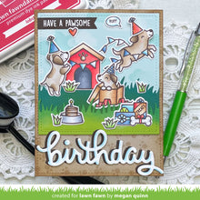 Cargar imagen en el visor de la galería, Yappy birthday add-on (sello y troquel) - Lawn fawn
