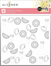 Cargar imagen en el visor de la galería, Citrus Fruits Pattern Layering Stencil Set (4 in 1) - Altenew
