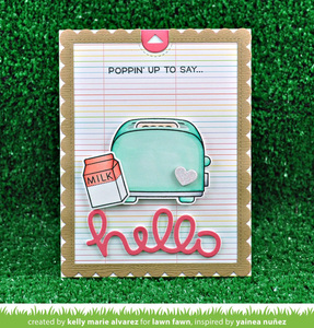 Let's toast pull tab add-on - Lawn Fawn