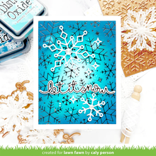 Cargar imagen en el visor de la galería, snow flurries backdrop - Lawn Fawn
