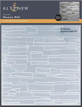 Cargar imagen en el visor de la galería, Masonry Wall 3D Embossing Folder  - Altenew
