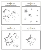 Cargar imagen en el visor de la galería, Flower Bunch Simple Layering Stencil Set (4 in 1) - Altenew
