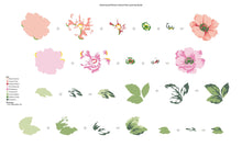 Cargar imagen en el visor de la galería, Greenwood Flowers Stencil Set (3 in 1) - Altenew
