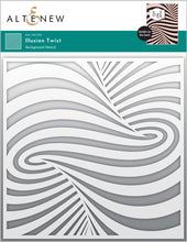 Cargar imagen en el visor de la galería, Illusion Twist Stencil - Altenew
