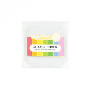 Shaker Cover  3.5" Flat Square - Waffle Flower