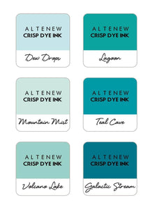 Cerulean Skies 6 Crisp Dye Ink Mini Cube Set - Altenew