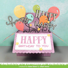 Cargar imagen en el visor de la galería, Happy happy happy (sello y troquel) - Lawn Fawn
