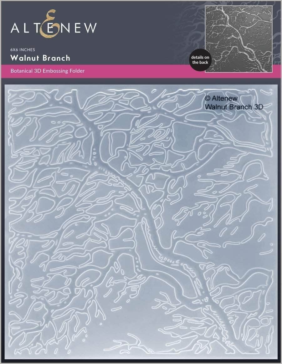 Walnut Branch 3D Embossing Folder  - Altenew
