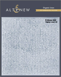 Folder Embossing 3D Organic Linen - Altenew
