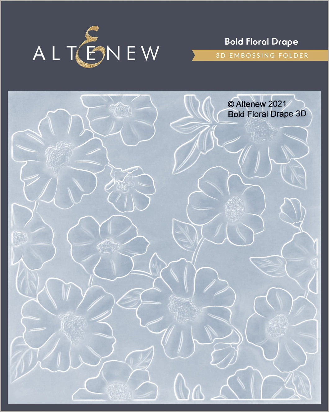 Folder Embossing 3D Bold Floral Drape   - Altenew