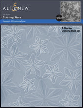 Cargar imagen en el visor de la galería, Crossing Stars 3D Embossing Folder - Altenew
