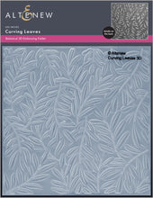 Cargar imagen en el visor de la galería, Curving Leaves 3D Embossing Folder- Altenew
