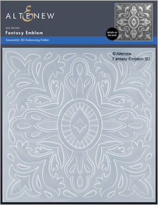Fantasy Emblem  3D Embossing Folder Geometric - Altenew