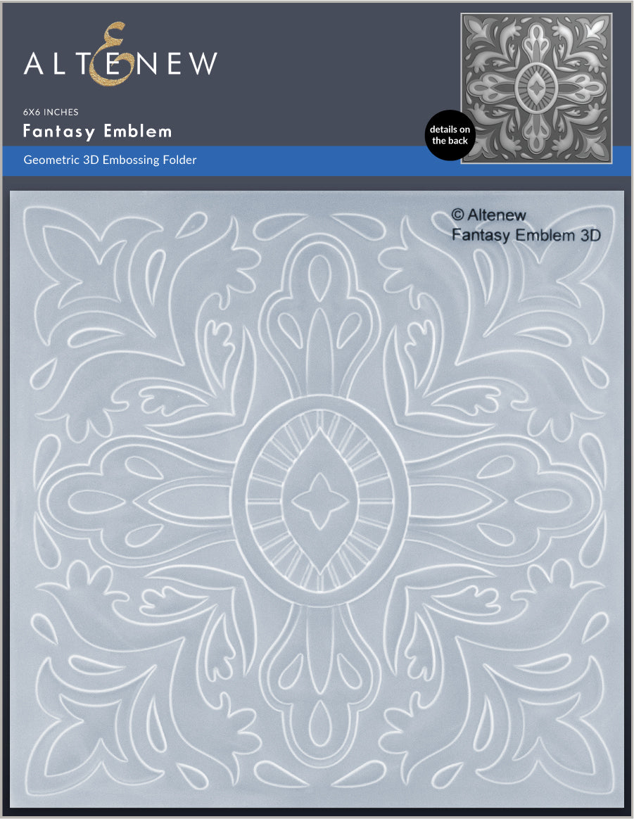 Fantasy Emblem  3D Embossing Folder Geometric - Altenew