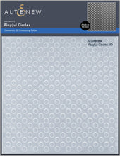 Cargar imagen en el visor de la galería, Playful Circles 3D  Embossing Folder Geometric - Altenew
