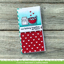 Cargar imagen en el visor de la galería, Quilted heart backdrop: landscape- Lawn Fawn

