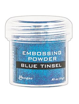 Embossing Powder Blue Tinsel - Ranger