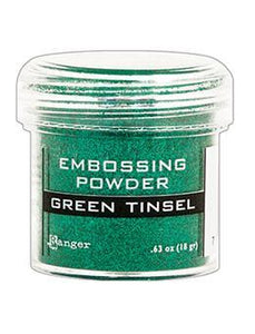 Embossing Powder Green Tinsel - Ranger