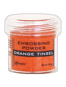 Embossing Powder Orange Tinsel- Ranger