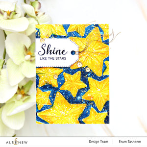 Crossing Stars 3D Embossing Folder - Altenew