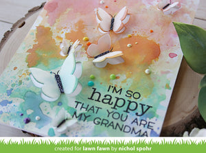 Mini pop-up butterflies - Lawn Fawn