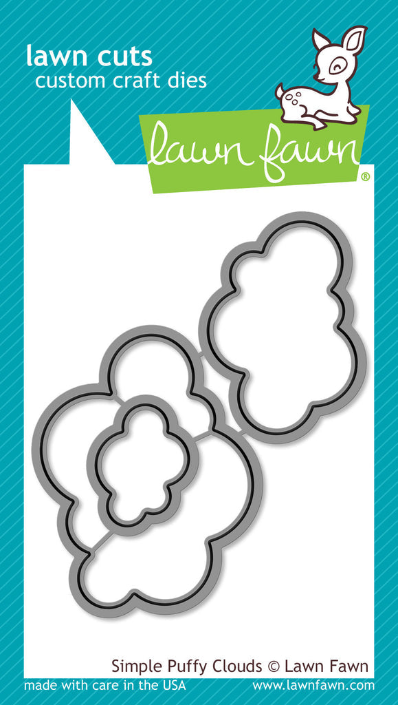 Simple puffy clouds - Lawn Fawn
