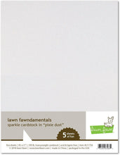 Cargar imagen en el visor de la galería, Sparkle Cardstock - Pixie Dust - Lawn Fawn
