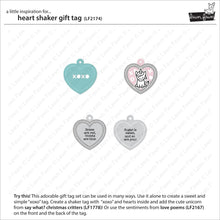 Cargar imagen en el visor de la galería, Heart shaker gift tag - Lawn Fawn
