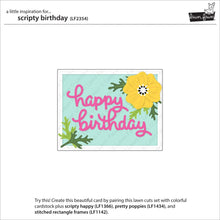 Cargar imagen en el visor de la galería, Scripty birthday- Lawn Fawn
