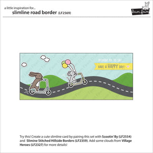 Slimline road border - Lawn Fawn