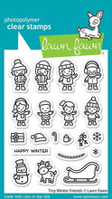 Cargar imagen en el visor de la galería, Tiny winter friends (sello y troquel) - Lawn Fawn
