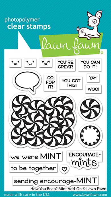 How you bean? mint add-on- Lawn Fawn