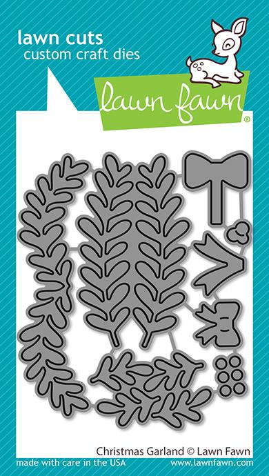 Christmas garland- Lawn Fawn