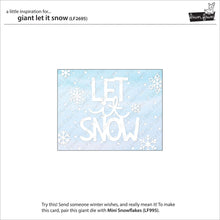 Cargar imagen en el visor de la galería, Giant let it snow- Lawn Fawn

