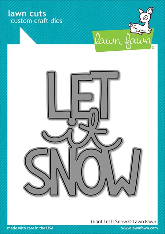 Giant let it snow- Lawn Fawn