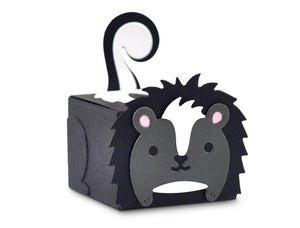 Tiny gift box skunk add-on- Lawn Fawn