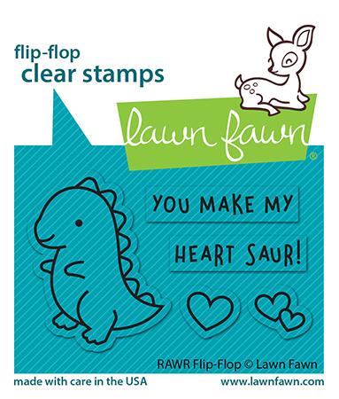 Rawr flip-flop- Lawn Fawn