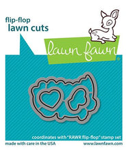 Cargar imagen en el visor de la galería, Rawr flip-flop- Lawn Fawn
