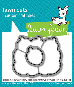How you bean? strawberries add-on (sello y troquel) - Lawn Fawn