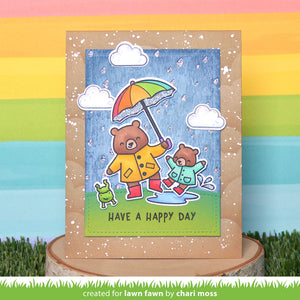 Beary rainy day- Lawn Fawn