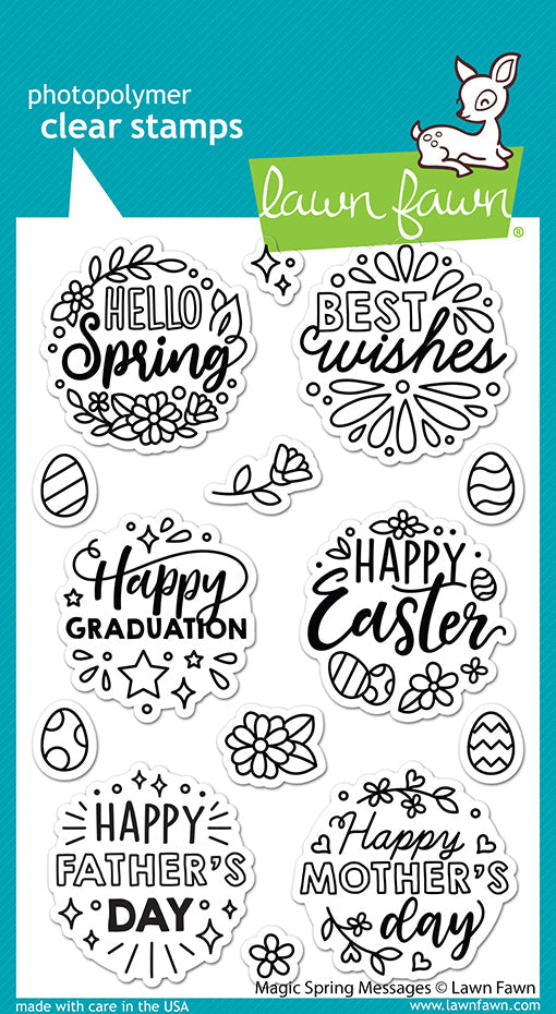 Magic spring messages- Lawn Fawn